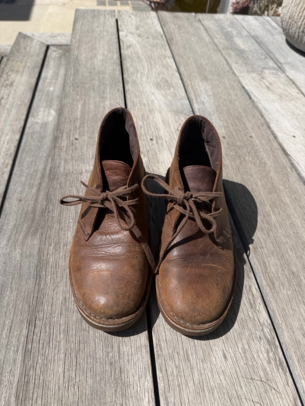 Clarks Women's Brown Leather Ankle Booties